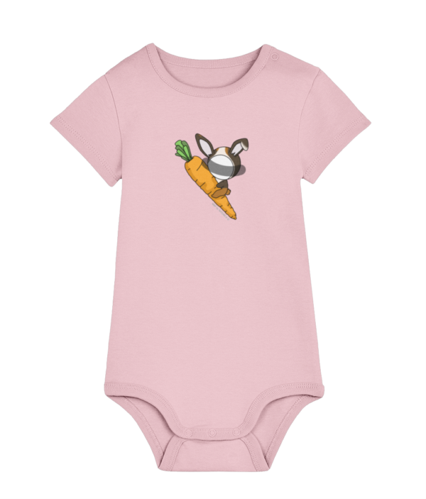 NITEMUS – Baby – Bodysuit – QF - Rabbit Year - Cotton Pink – from 0 month to 24 months