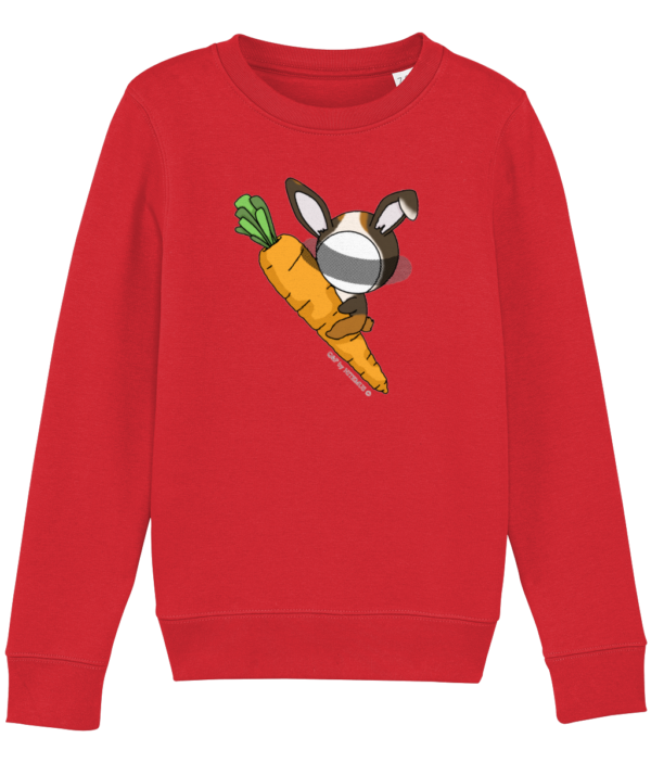 NITEMUS - Kids – Sweatshirt – QF – Rabbit Year – Red – from 3 years old to 14 years old
