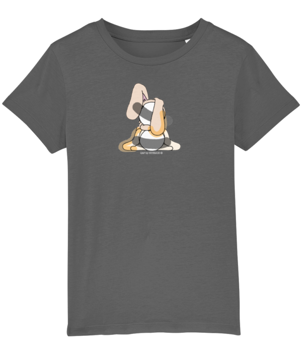NITEMUS - Kids - T-shirt – QF - Rabbit Year - Anthracite – from 3 years old to 14 years old