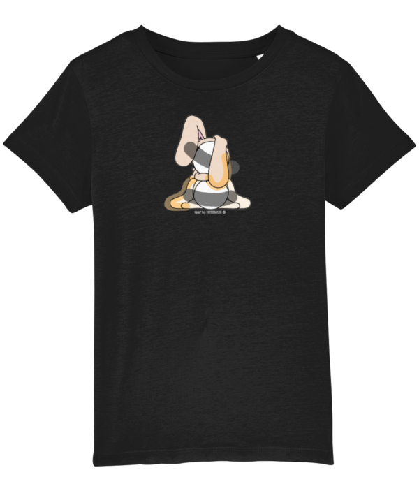 NITEMUS - Kids - T-shirt – QF - Rabbit Year - Black – from 3 years old to 14 years old