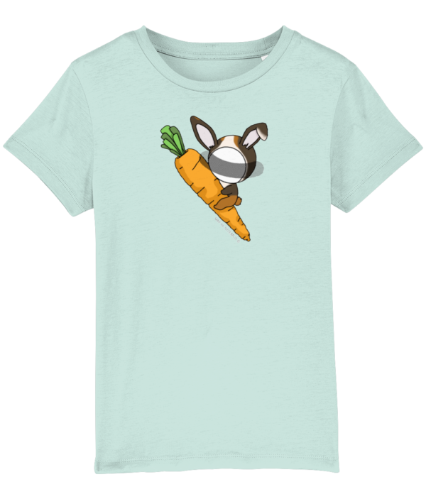 NITEMUS - Kids - T-shirt – QF - Rabbit Year - Caribbean Blue – from 3 years old to 14 years old
