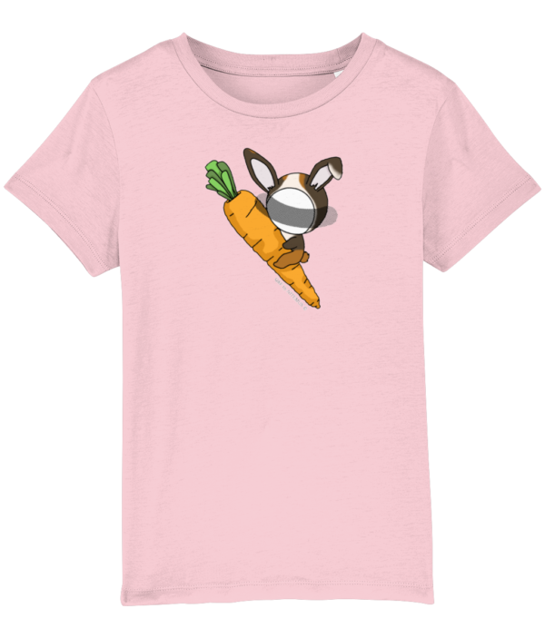 NITEMUS - Kids - T-shirt – QF - Rabbit Year - Cotton Pink – from 3 years old to 14 years old