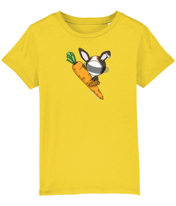 NITEMUS - Kids - T-shirt – QF - Rabbit Year - Golden Yellow – from 3 years old to 14 years old