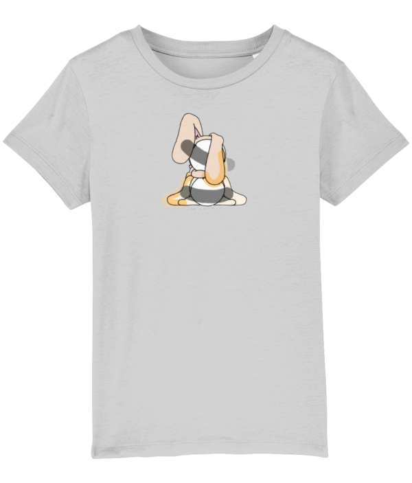 NITEMUS - Kids - T-shirt – QF - Rabbit Year - Heather Grey – from 3 years old to 14 years old