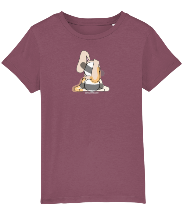 NITEMUS - Kids - T-shirt – QF - Rabbit Year - Hibiscus Rose – from 3 years old to 14 years old