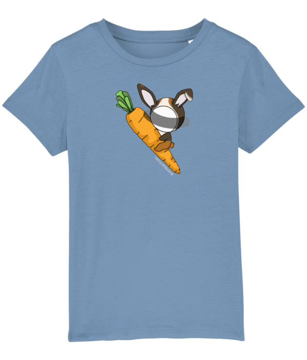 NITEMUS - Kids - T-shirt – QF - Rabbit Year - Mid Heather Blue – from 3 years old to 14 years old