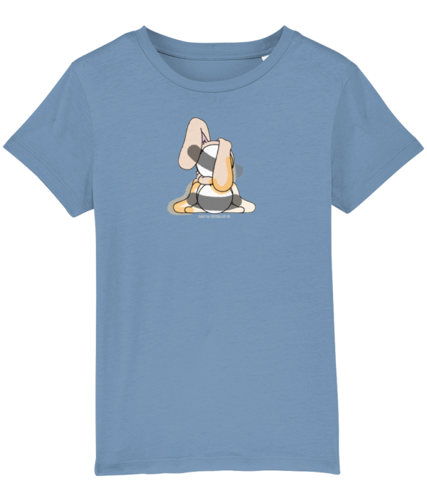 NITEMUS - Kids - T-shirt – QF - Rabbit Year - Mid Heather Blue – from 3 years old to 14 years old