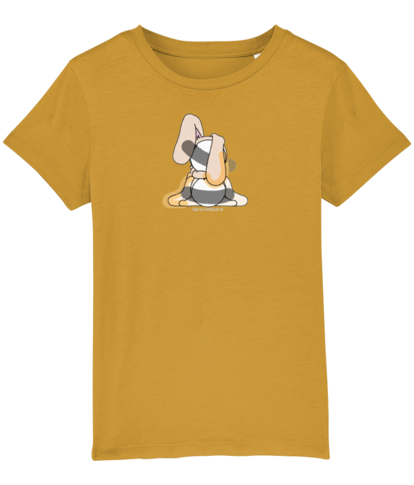 NITEMUS - Kids - T-shirt – QF - Rabbit Year - Ochre – from 3 years old to 14 years old