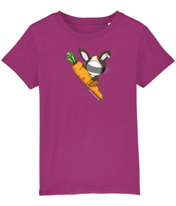 NITEMUS - Kids - T-shirt – QF - Rabbit Year - Orchid Flower – from 3 years old to 14 years old