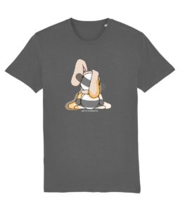 NITEMUS – Unisex – T-shirt - QF - Rabbit Year – Anthracite – from size 2XS to size 5XL