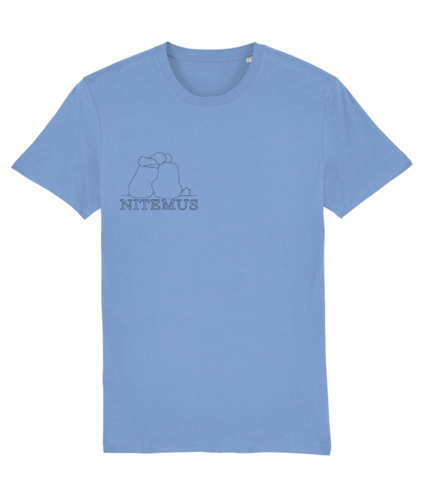NITEMUS - Unisex - Vintage T-shirt - You and I - G. Dyed Swimmer Blue – from size XS to size 2XL